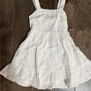 Cat & Jack White Sleeveless Smocked Sundress